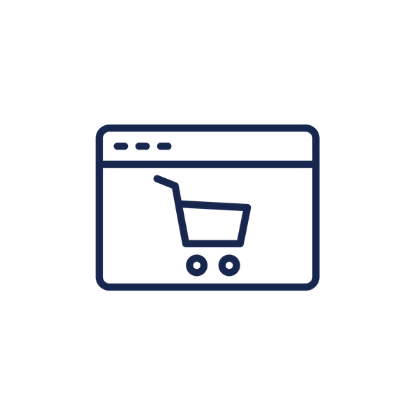 Online browser shopping cart