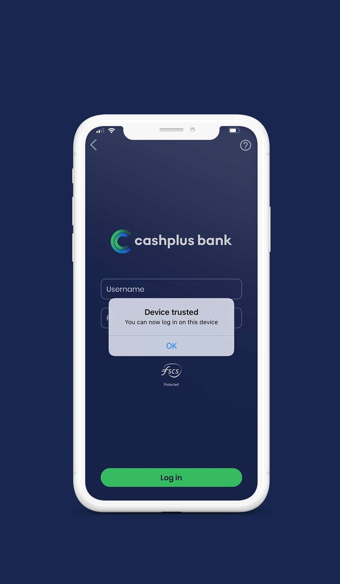 Your Cashplus Bank App - How to log in