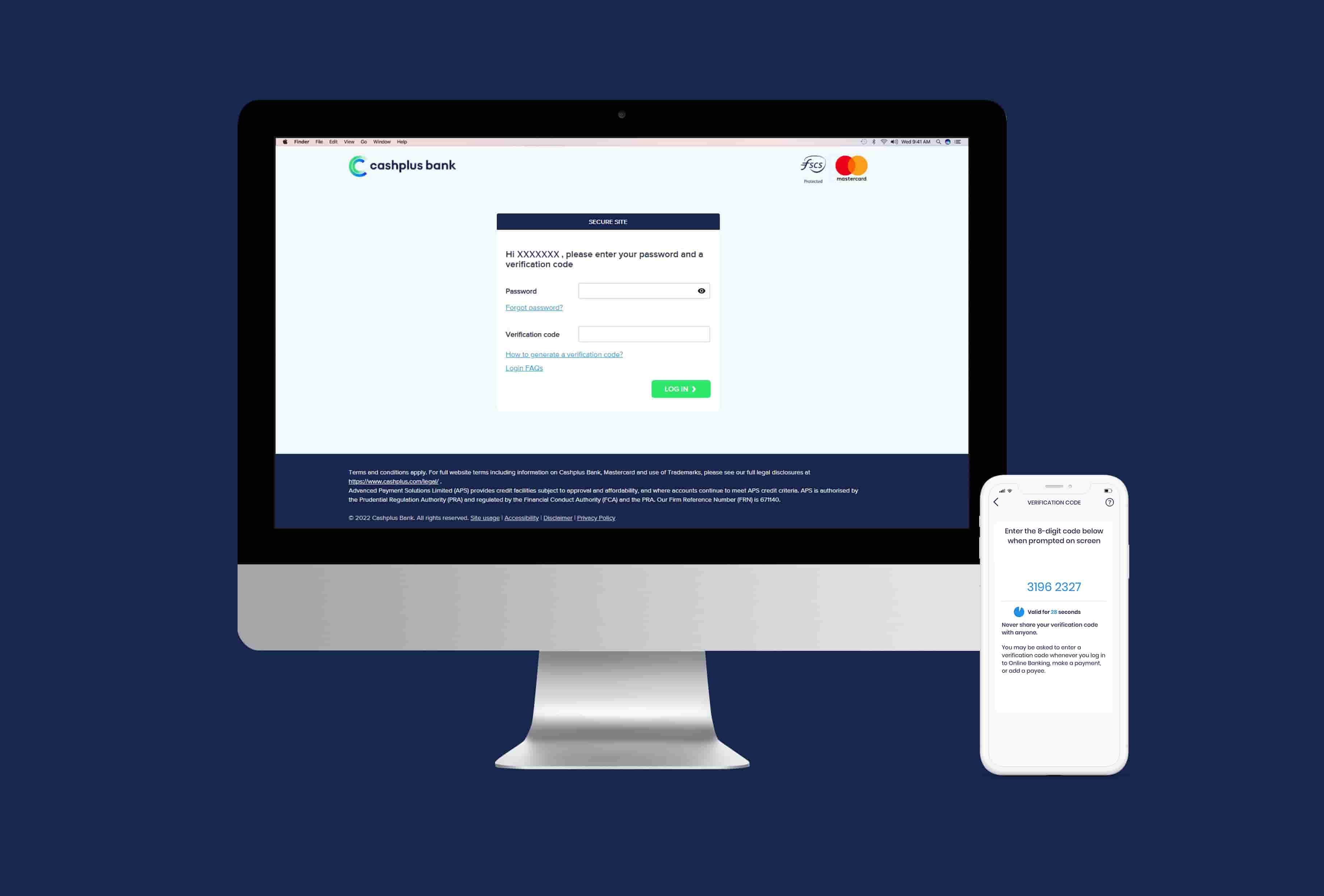 Your Cashplus Bank App - How to log in